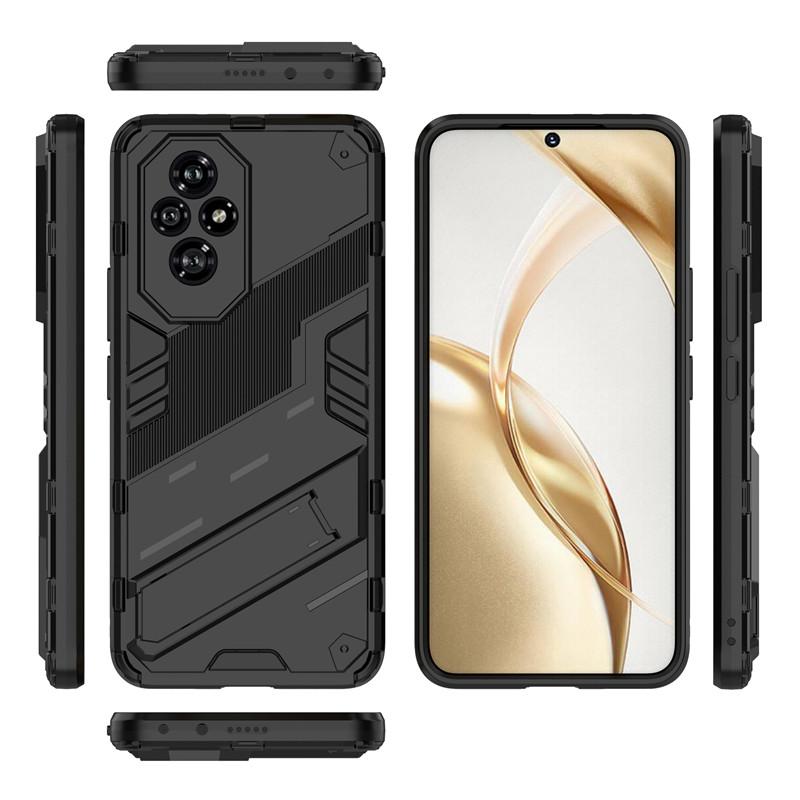 For Honor 200 Case For Honor 200 5G Cover 6.7 Inch Punk Armor Shockproof Hard Rubber Bracket Bumper For Honor 200