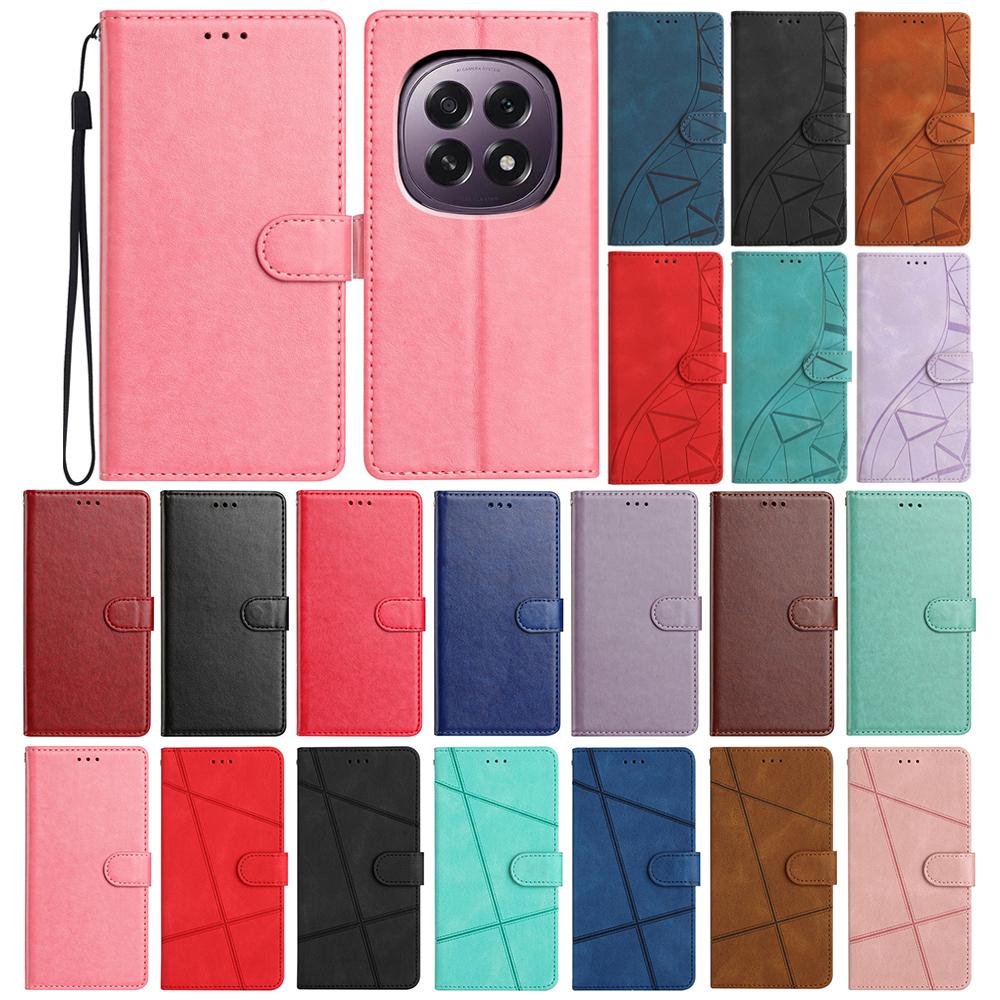 Wallet With Card Slot Stand Magnetic Flip Leather Case For OPPO Reno 15 14 13 12 10 Pro 14F 14FS Reno14 F Anti-fall Phone Cover