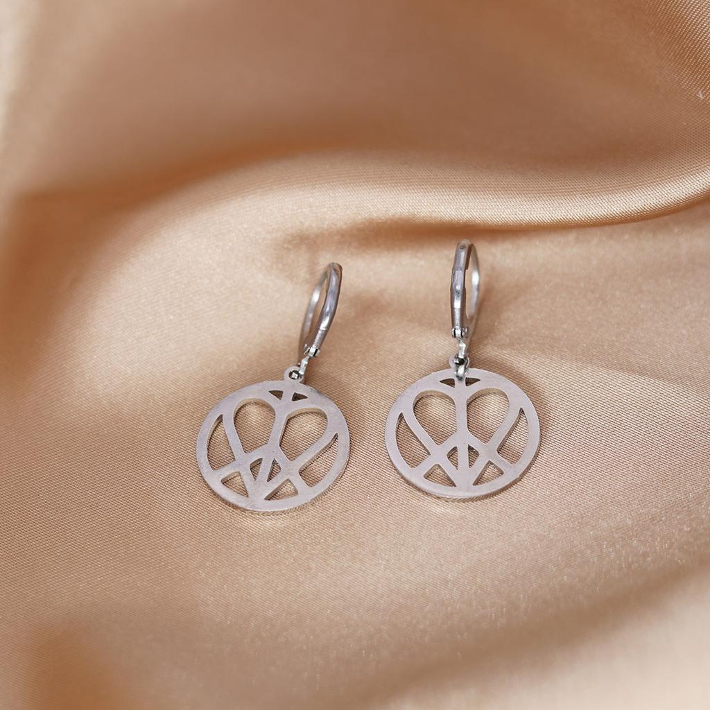 Kinitial Stainless Steel Bulldog Unicorn Dragon Fairy Turtle Sword Death Moth Earrings For Women Trendy Piercing Jewelry