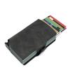 Rfid Card Bag Pu Double Box Metal Wallet