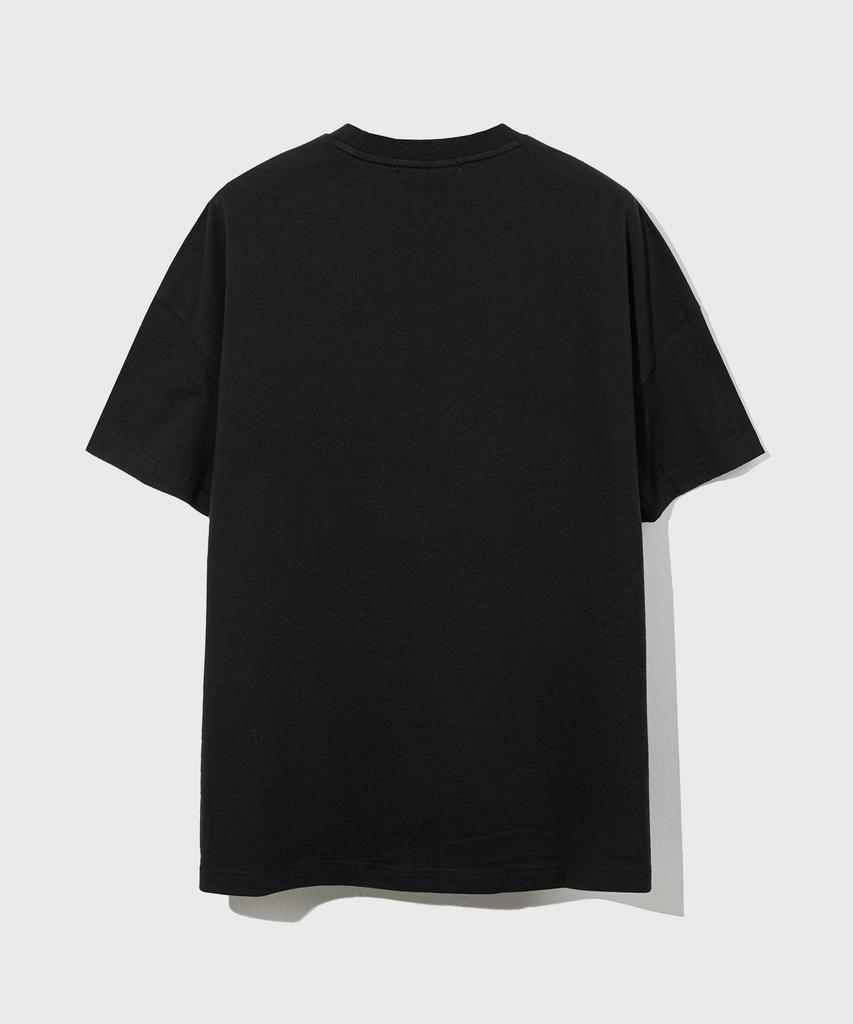 KIIMUIR (Men'S) Cropped Short Sleeve T-Shirt_Black
