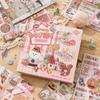 30 sheets per pack Japanese-style embroidered cute animal and plant motif DIY journaling sticker book