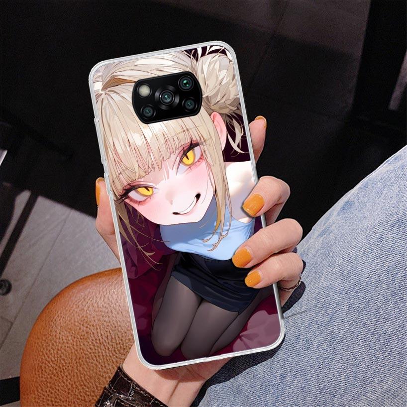 Himiko Toga My Hero Fashion Phnoe Case for Xiaomi Poco X5 X6 X7 Pro X4 Gt F7 Ultra M8 M7 Redmi 15C 15 13C 13 12C 12 Unique Cover
