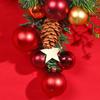 Plastic Christmas Wreath Bowknot Christmas Upside Down Tree Pendant Shining   Front Door