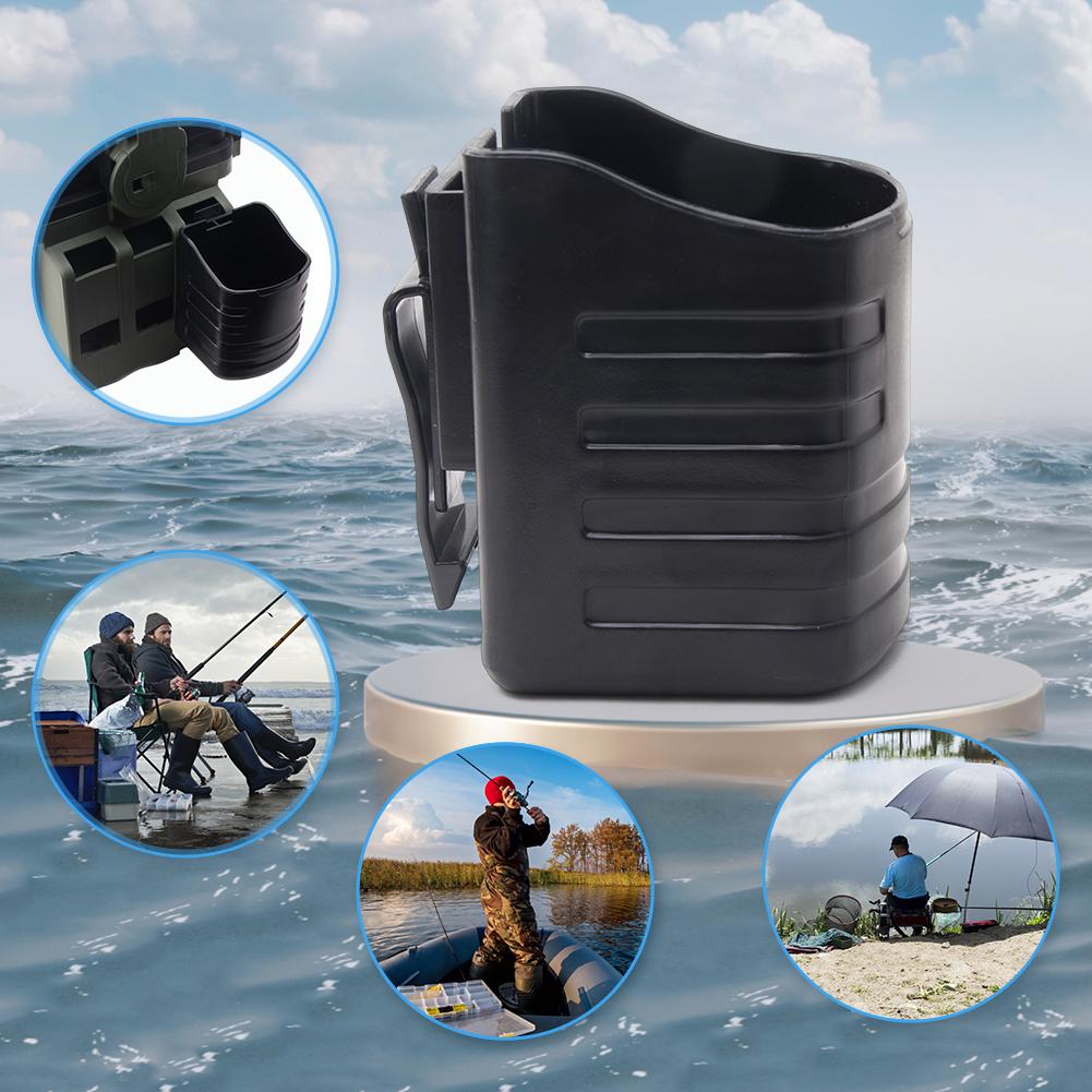 Plastic Fishing Barrel Bottle Holder Easy Installation Fishing Box Water Cup Frame Removable  Lightweight for Fished Gear