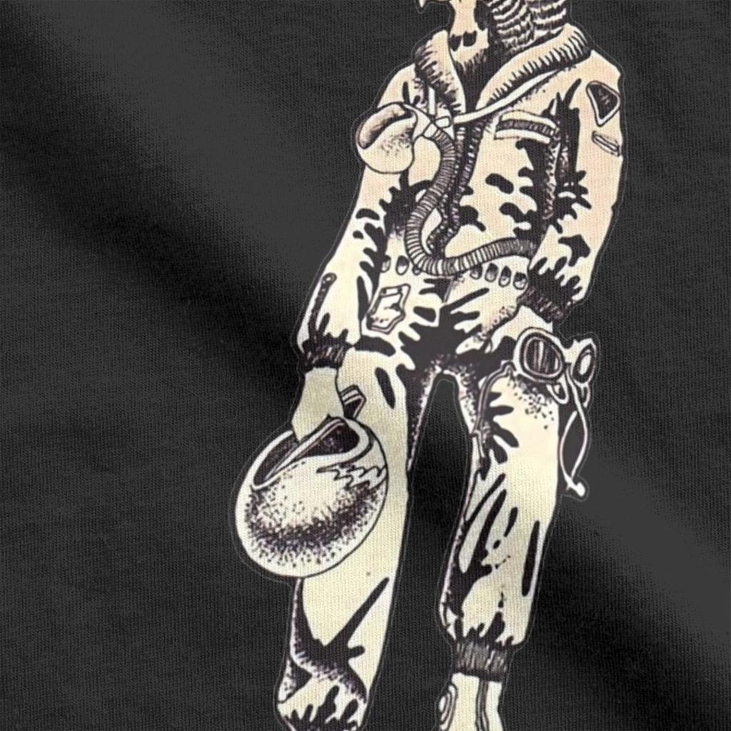 Wellensittich Band Riding My Nightmare T-Shirts Herren Fantastisches Baumwoll-T-Shirt Rundhals Kurzarm T-Shirts Erwachsenenbekleidung