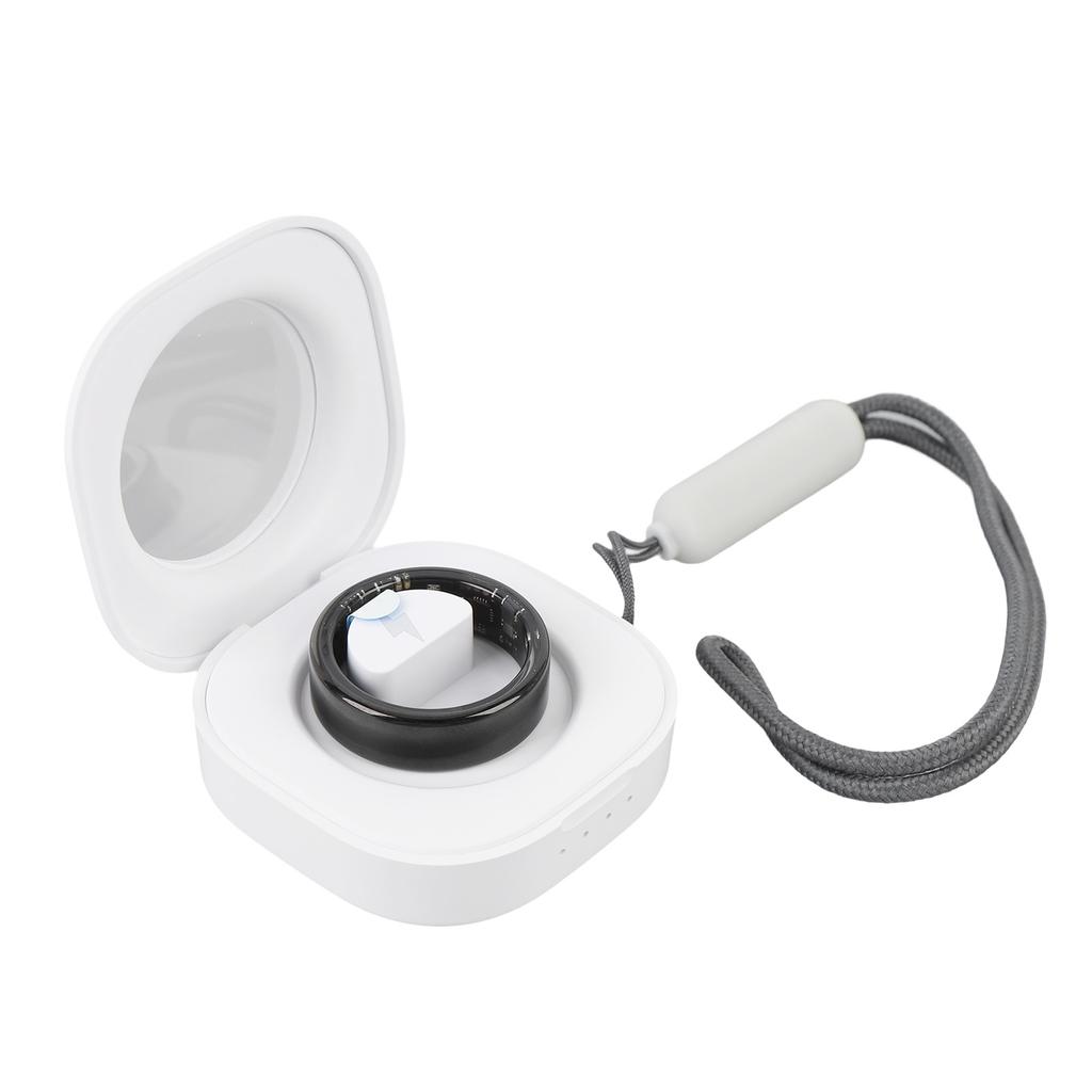 Smart Ring BT 5ATM Water Proof Multi Modes Health Monitoring Ring Fitness Tracker Black 0.874in ID