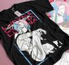 Cyberpunk Edgerunners David Lucy Rebecca Tričko, Anime Neon Streetwear Tričko