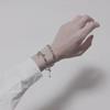 Style retro bracelet fashionable versatile metal double-layer cross pendant hip-hop multi-layer jewelry couple accessories