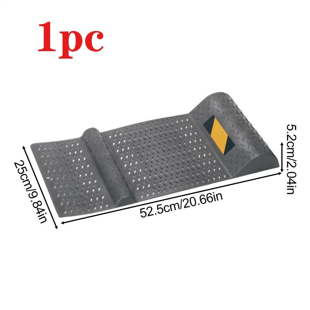 

Car Parking Mat Anti-Slip Guide Pad, Durable Wheel Stopper Tire Guide Block for Garage Floor Vehicle Positioning and Safety