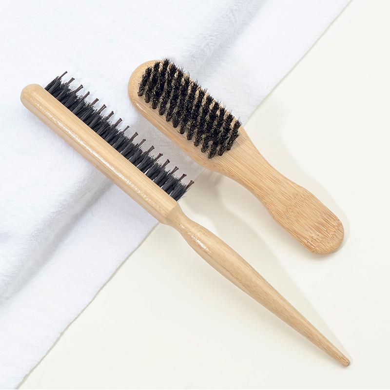 Hair Brush Set - Texture & Partition, Create Smooth Ponytails & Buns, Smooth Out Hair