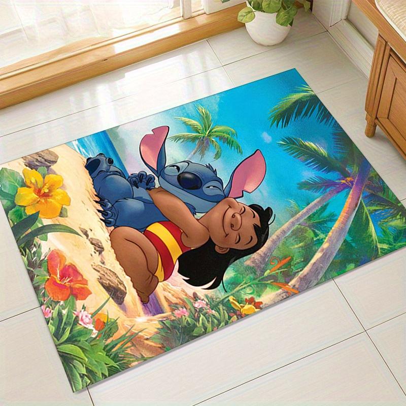 

1pc. Stitch & Lilo Tropical Paradise Beach Scene Area Rug - Home Decor Carpet, Office Mat, Chair Pad, Outdoor Rug Gift for Roomz041063 60cm by 90cm