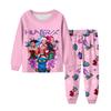 Children's Fashion Suit Skirt Round Neck Long Sleeve Top Pants