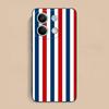 Red Blue Stripe Mobile Phone Case for Xiaomi Redmi Note 14 13 12 11 S Pro Plus 4G 5G Colorful Printing Cover Pretty Luxury Cover