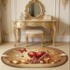 Romantic Style Bedroom Decor Red Carpet Valentine's Day Carpets for Living Room Waterproof Lounge Soft Floor Mat Anti-slip Rug