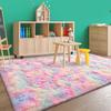 NOAHAS Soft Fluffy Rainbow Rugs for Girls Bedroom Shaggy Kids Playroom Home Decor Mat Colorful Plush Nursery Cute Fuzzy Carpet