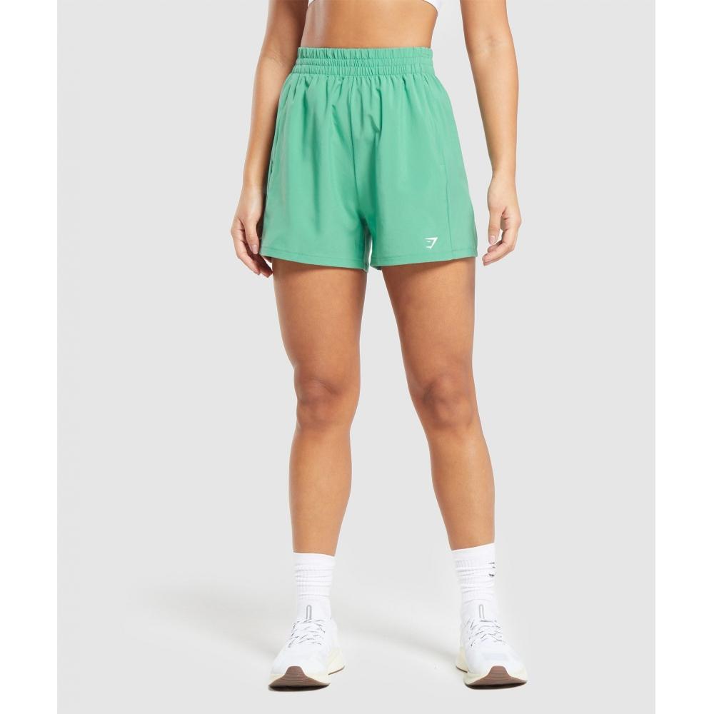 

GYMSHARK Тканые шорты с карманами Lagoon Green B5A2F ECH2 XS