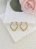 Fashion Stainless Steel Gold Plated Earrings Multi Style Size Hoop New Design Hypoallergenic Gold Plated Irregular Earring