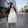 Schoolbag Japanese Harajuku Bucket Backpack Men's and Women's 1011 New Trendy Brand Sports Fitness Bag Leisure Drawstring Travel Back