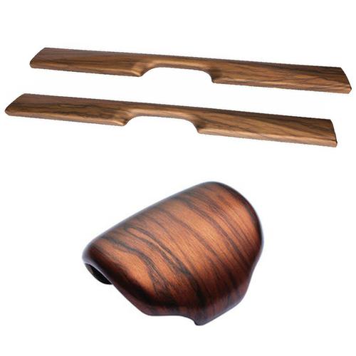 

3x Cup Holder Stripe Trim Gear Lever Shift Knob Cover For Honda CR-V 2017-2019