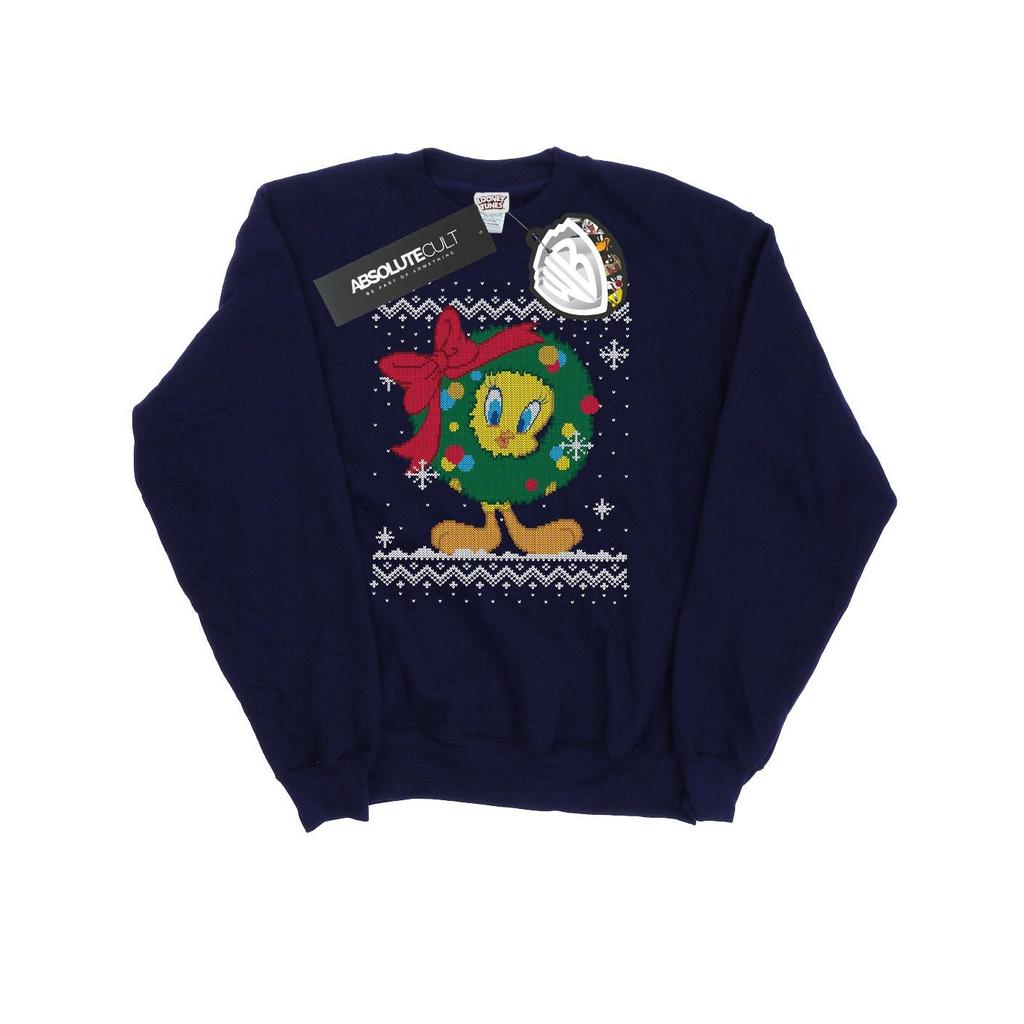 Looney Tunes Womens/Ladies Tweety Pie Christmas Fair Isle Sweatshirt