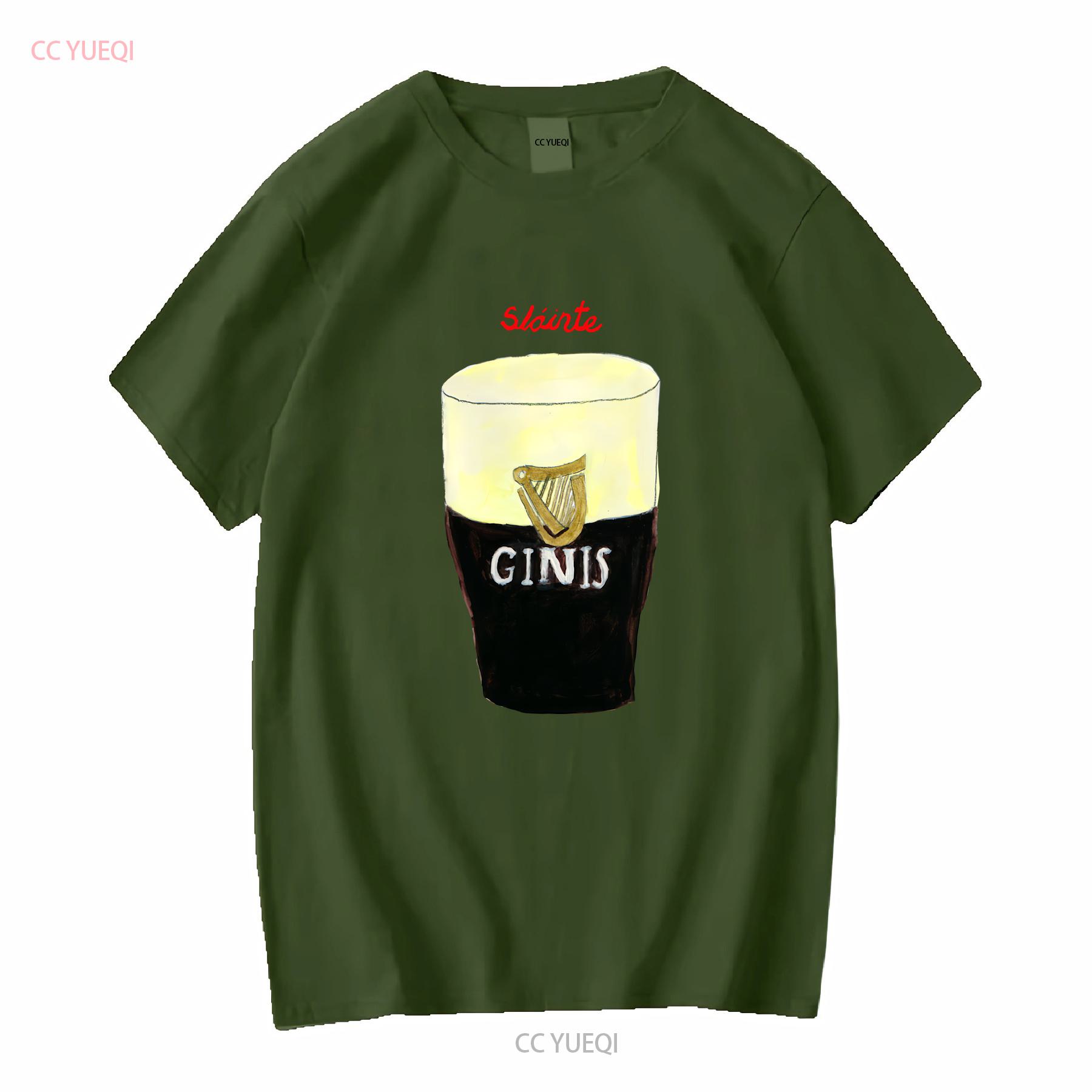 

NEW Classic Designed Ginis Glasses Art T Shirt HOT ITEM 2024 vintage Washed Unisex Slightly Casual Soft streetwear Stretched S