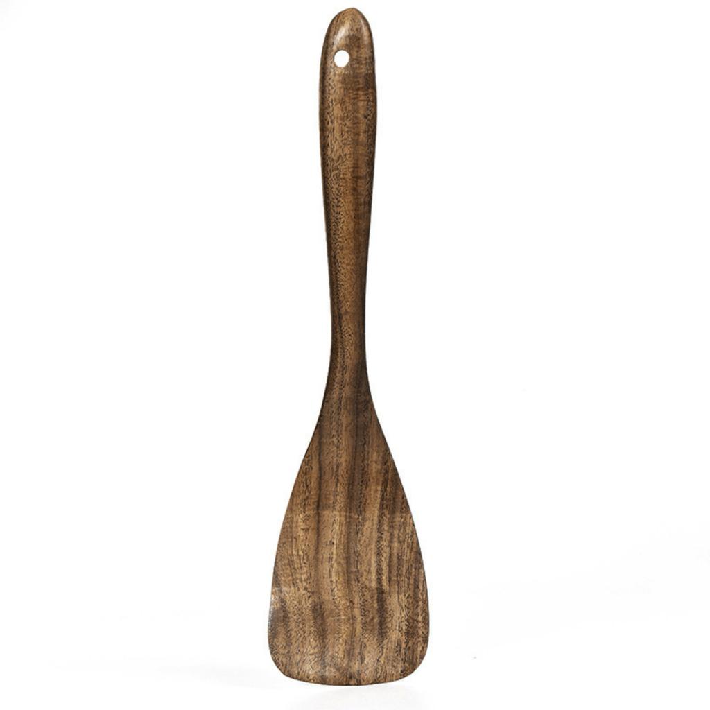 Teak Wood Spatula Wooden Non-Stick Pot Cooking Spatula Home Cooking Wooden Spoon Kitchen Utensil