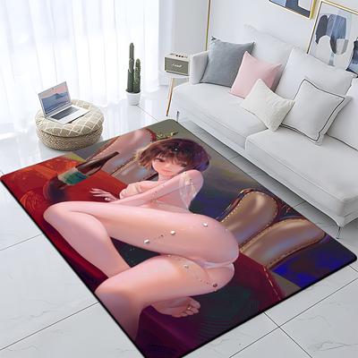 Sexy Girls Printed Carpet Living Room Home Decor Sofa Table Rug Anti Slip Chair Cushion Lounge Mat Large Rug Picnic Camping Yoga