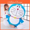 Peluche Doraemon Poil Long Poupée Roulée Remplie de Coton PP pour Cadeau d'Enfant Personnages Spéciaux Inclus