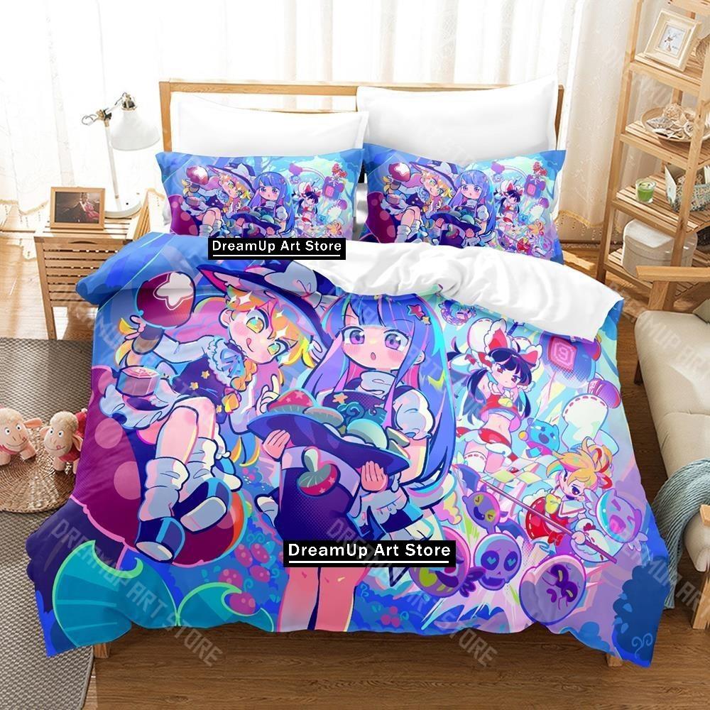 3D Printed Muse Dash Game Bedding Set for Boys Girls Duvet Cover Pillowcase Twin Queen King Full Single Double Sizes