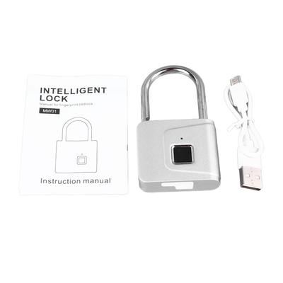 Otisk prstu Visací zámek Proti krádeži Elektronický Chytrý Bezklíčový Zámek na Dveře Skříňku pro Rodinu Studenta