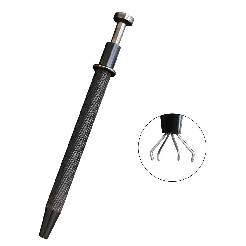 Diamond Holder Jewelry Claw Prong Gemstone Pick Up Tool 3/4 Prongs Stainless Steel Tweezer Catcher Jewelry Making Tools