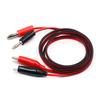 1Meter Cable Red and Black Alligator Clips Jumper Wire Test Leads Banana Plug for Multimeter Test