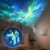 Flexible Bedside Reading Light Mini Star Projector Night Light, Nebula Ceiling LED Lamp, USB Ambient with Multiple Themes Starry Sky Car Interior Lamp