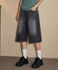 ANEWBROS Kohl Washed 3/4 Length Bermuda Denim Shorts 3 Colors [Ansd_8001]
