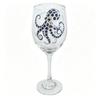 Octopus Ocean Animal Wine Glass Tortoise Dolphin Glass Goblet 2D Printed Shark Whale Marine Animal Tall Glass Home Decor
