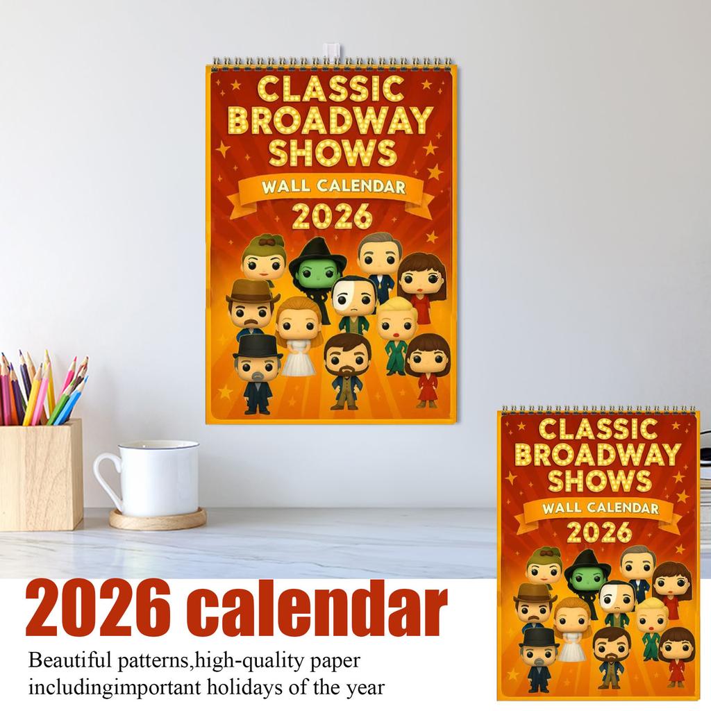 Calendar, Travel Calendar, Monthly Calendar, Travel Wall Calendar, Illustrated Twelve-month Calendar, Travel Gift, Wall Decoration