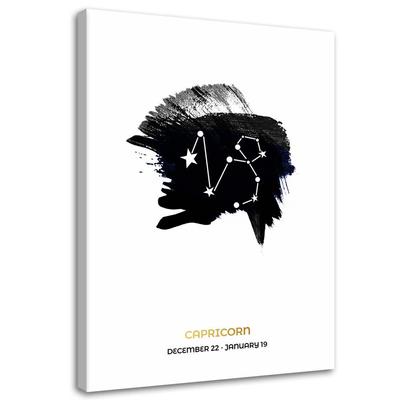 Canvas Print Star Sign Capricorn