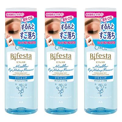 Mandam Bifesta Micellar Lip & Eye Remover, 145ml, 3 Pieces