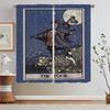 Terror Tarot Modern Living Room Curtains for Camera Tulle in Kitchen Curtains 2 Pieces Window Home and Decoration Curtain Rods