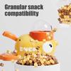 1/2 Stück Haustierfutterspender Entenform Slow Feeder Puzzle Spielzeug Lebensmittelqualität Waschbar Leckerli-Spender mit Sichtfenster Interaktiver Slow Feeder