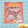 12 Stück Metall Ausstechformen Set, Kreativer Stern Ausstecher, Runde/Herz/Blumenförmige Eierformen, Backwerkzeuge für drinnen und draußen