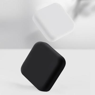 2Pcs Square Door Stopper Wall Protector Adhesive Door Knob Stopper Anti-collision Pad Shock Absorbent Door Handle Bumper Guard for Home Office