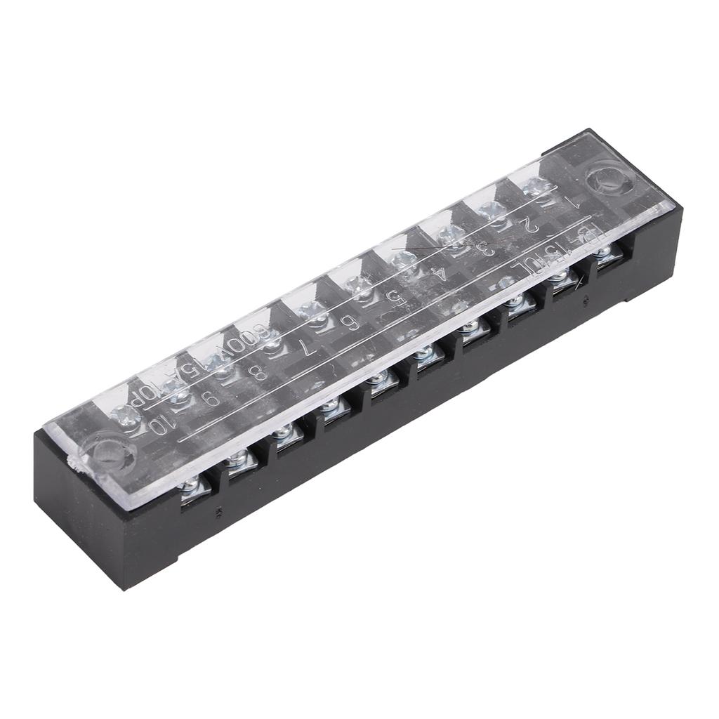 50pcs Terminal Block Stable Reliable Electrical Conductivity Compact Convenient Wire Connector for Factories 5A 600V