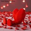 Jointed Miniature Valentine's Day Heart Figurine, Perfect Valentine Party Décor for Home, Creative Love Gift for 2026