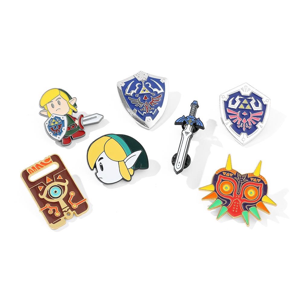 Versatile Adjustable And Legend Of Zelda Breath Of The Wild Metal Badge Pin