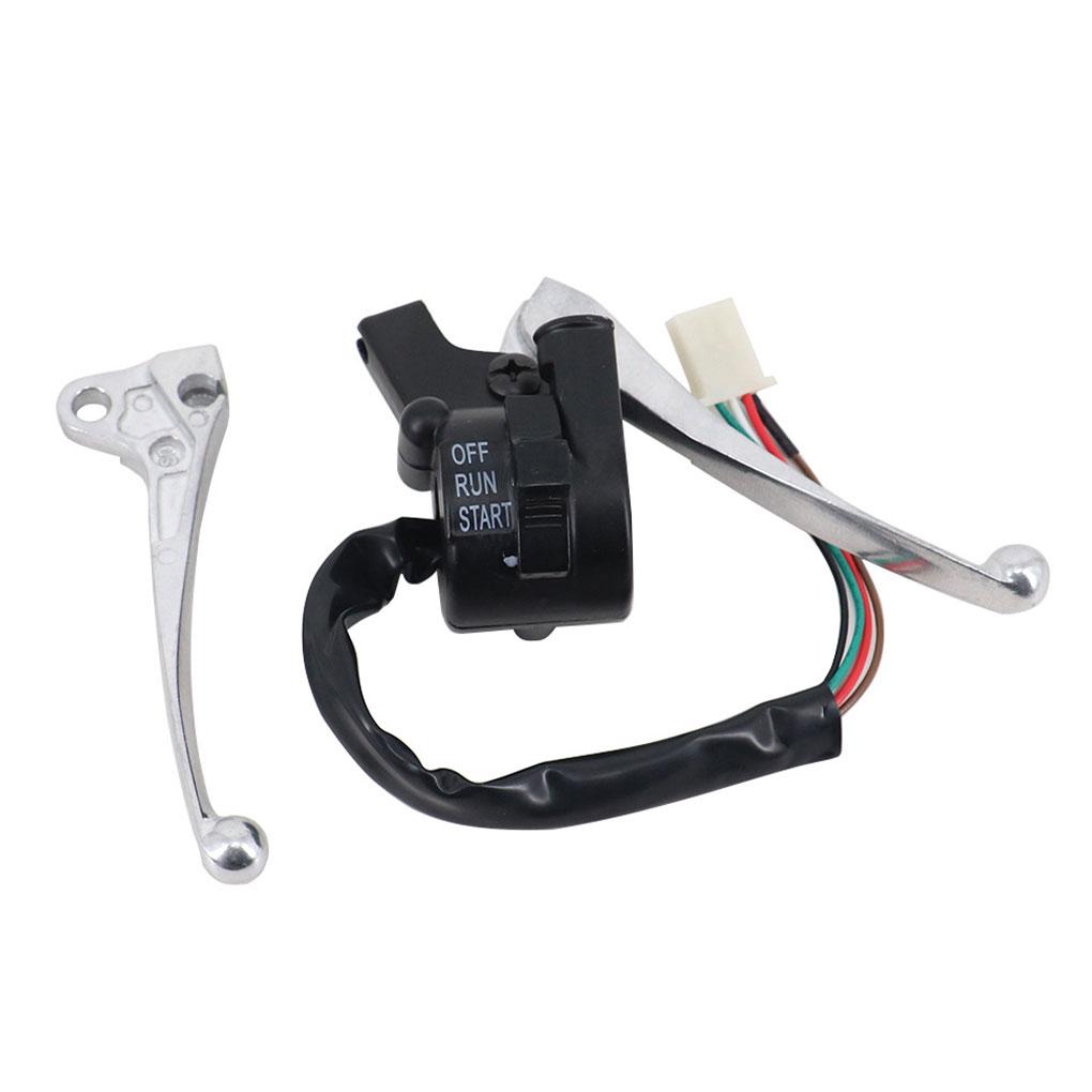 

Переключатель руля мотоцикла Комплект рычага тормоза Материалы Прочные и долговечные Запчасти и аксессуары для транспортных средств