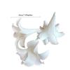 10pcs Artificial White Lily Flower Heads - Lifelike EVA Petal Design DIY Wedding Ceiling Decor, Home & Venue Decoration Accents