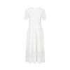 AnnaCo Minimalist Waist-Cinched Knit Dress