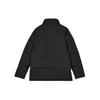 Skechers Logo Print Stand Collar Loose Windproof Warm Down Jacket Men Outerwear Black L423M176-002K
